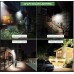 HMCITY Technology Solar Lights Outdoor, Wireless 100 LED Solar Motion Sensor Lights Waterproof Security Lighting Outdoor for Front Door, Backyard, Steps, Garage, Garden(2000LM, 2PACK)