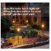 HMCITY Solar Lights Metal Flickering Flame Solar Torches Lights Waterproof Outdoor Heavy Duty Lighting Solar Pathway Lights Landscape Lighting Dusk to Dawn Auto On/Off for Garden Patio Yard, 4 Pack